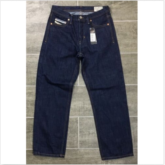 Diesel Mens KHIRO Jeans Regular Straight Wash